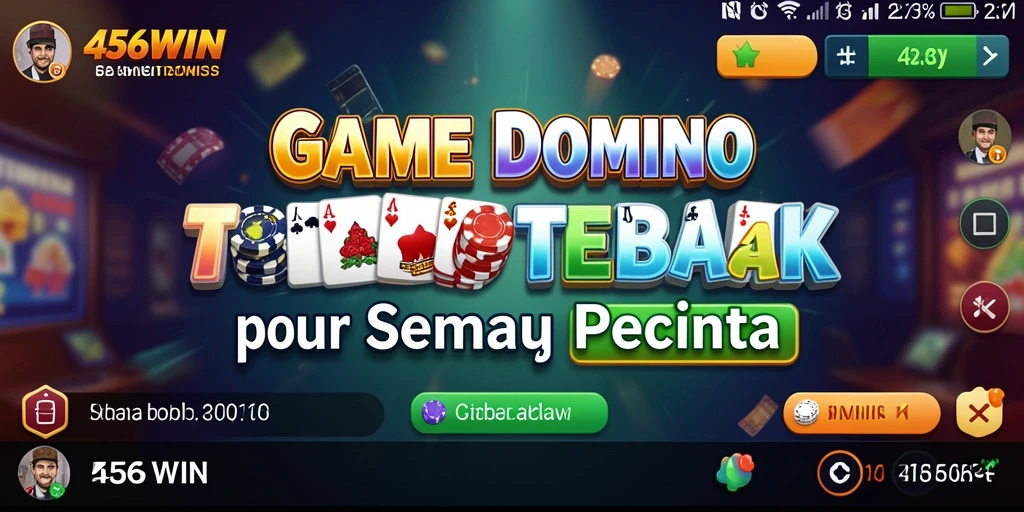 Tangkapan layar dari gameplay seru 456WIN dalam permainan Domino.