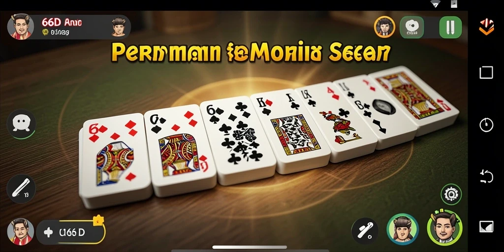 Screenshot gameplay Domino yang menampilkan keseruan bermain