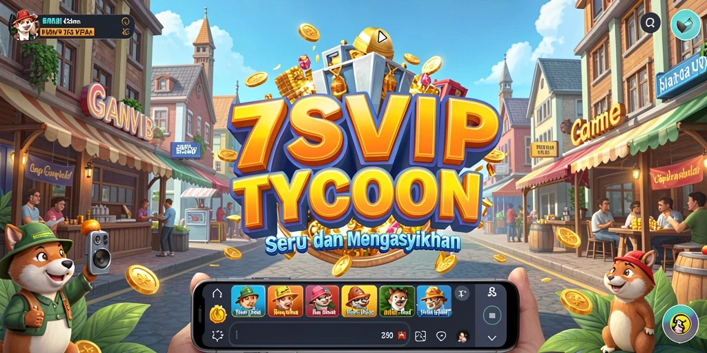 Tangkapan layar gameplay 7SVIP yang menunjukkan pengalaman Tycoon.