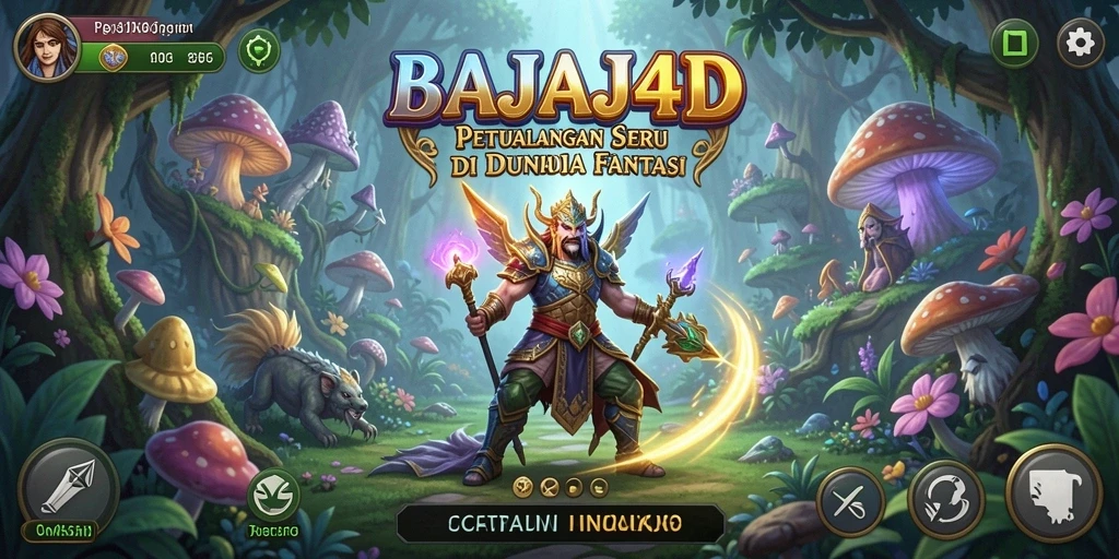 Tampilan gameplay seru dari BAJAJ4D dengan karakter berpetualang.