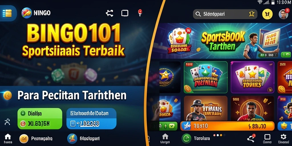 Tampilan gameplay BINGO101 yang menarik dan interaktif.