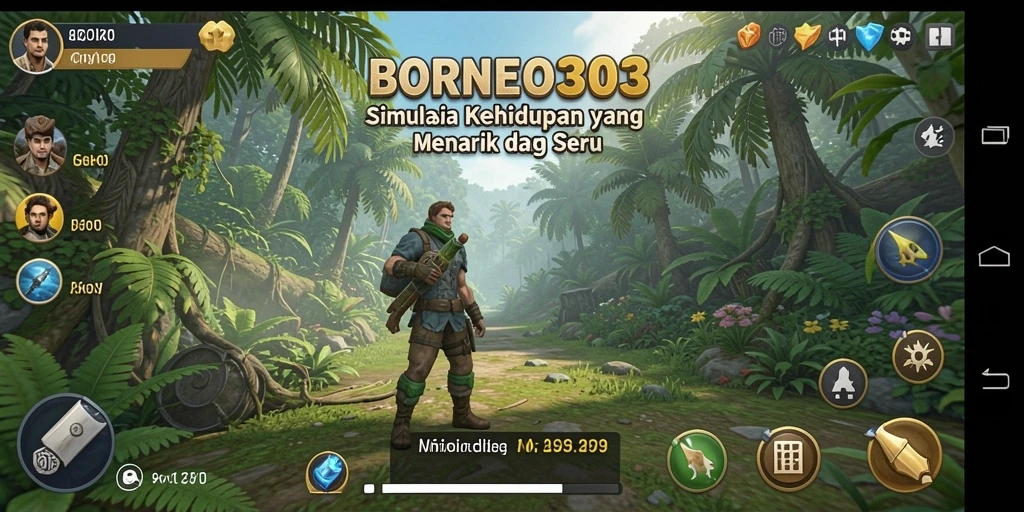 Gameplay seru dan interaktif dalam BORNEO303 yang menunjukkan simulasi kehidupan.