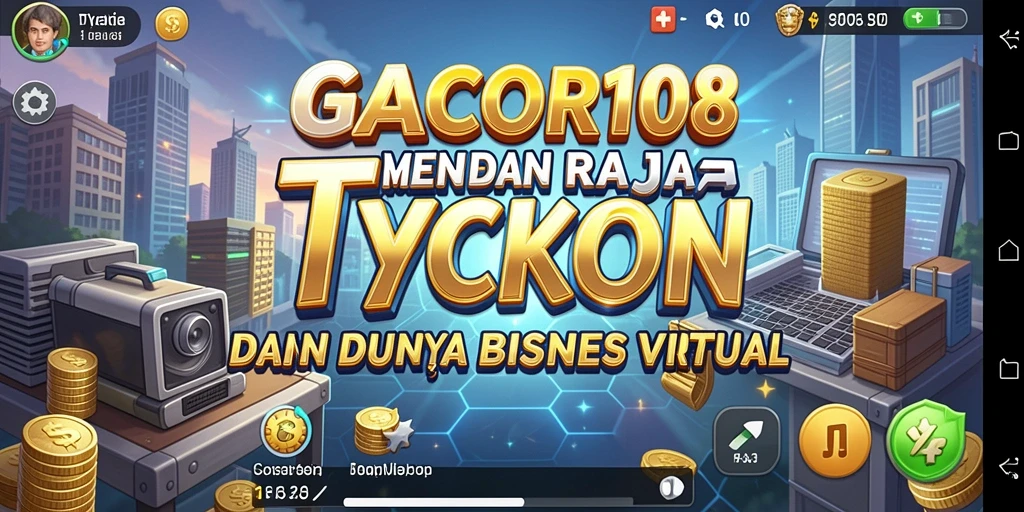 Tangkapan layar GACOR108 menampilkan aksi seru dalam membangun bisnis.