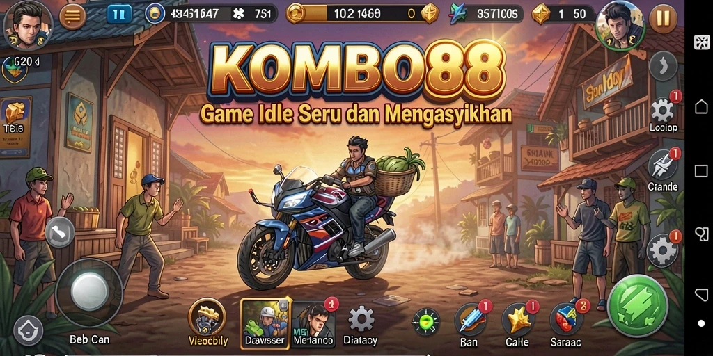 Tangkapan layar gameplay <strong>KOMBO88</strong> menunjukkan pengalaman bermain Idle yang menarik.