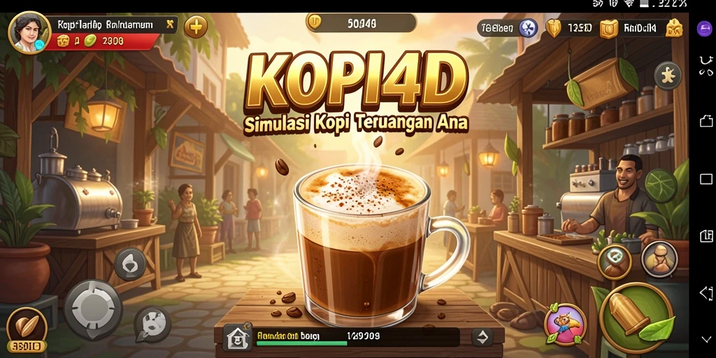 Tampilan gameplay <strong>KOPI4D</strong> yang interaktif dan menyenangkan.