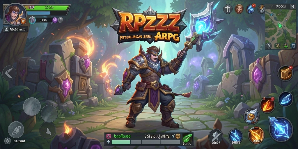 Gameplay seru RPZZZ dengan berbagai pertarungan menegangkan.