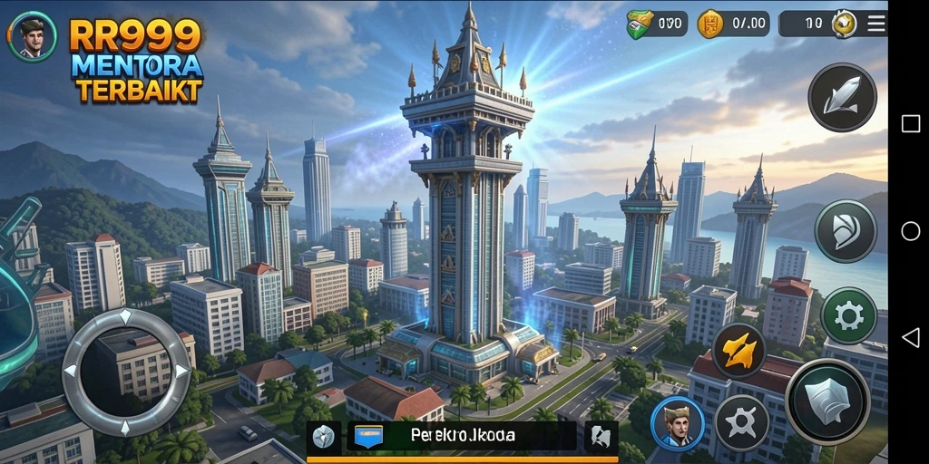 Screenshot gameplay Tower Defense RR999 yang menarik dan penuh aksi.