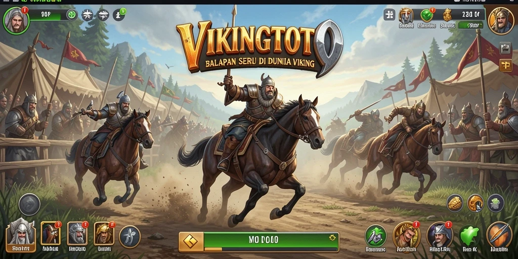 Gameplay seru dengan lintasan menantang di VIKINGTOTO.